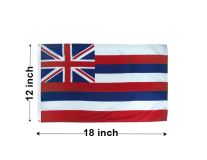 12"x18" Hawaii Nylon Outdoor Flag